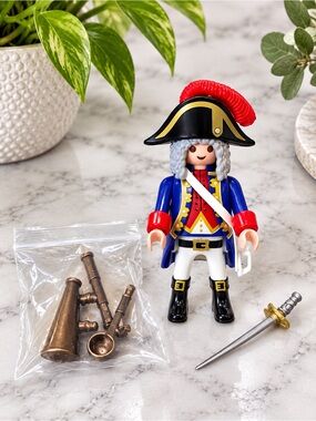 PLAYMOBIL - 6435: English Captain Soldier - Complete
